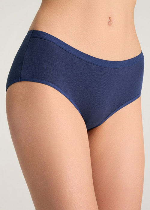 Every Day．High Rise Cotton Brief Panty（Twilight Blue）