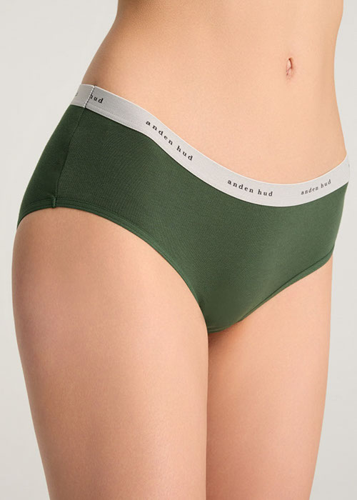 Every Day．High Rise Cotton Brief Panty（Greener Pastures）