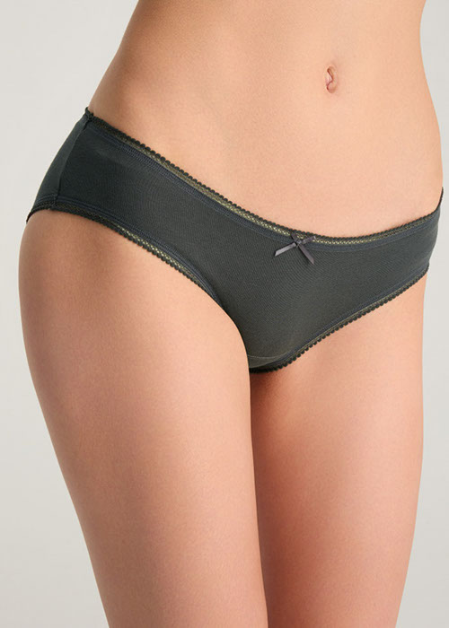 Every Day．Low Rise Cotton Picot Elastic Brief Panty（Urban Chic）