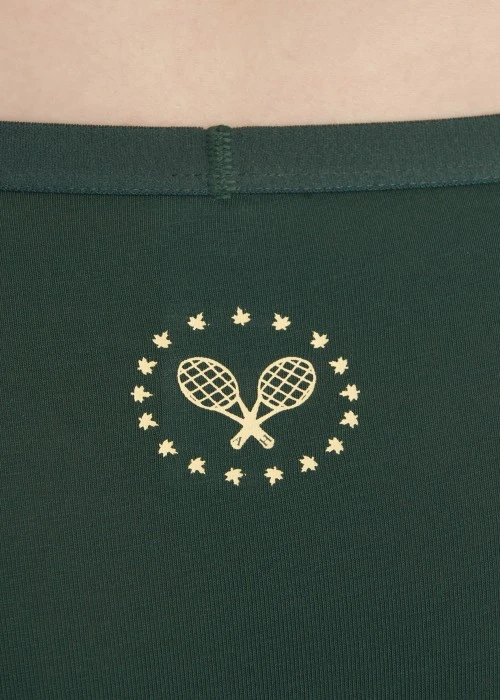 Timeless Elegance．Low Rise Cotton Brief Panty（Pine Grove）