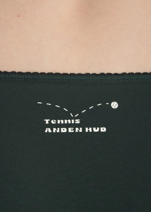 秋日呢喃．花邊高腰三角內褲（森綠-彈跳網球）