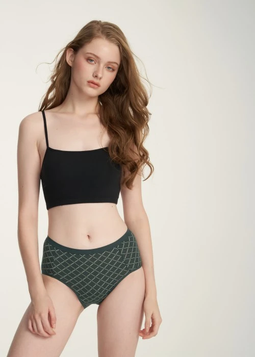 Fortune．High Rise Cotton Period Brief Panty(Irish Cream)