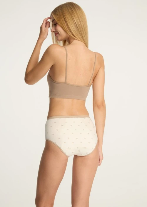 Fortune．High Rise Cotton Period Brief Panty(Irish Cream)