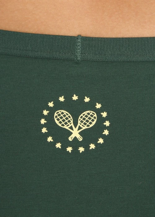 Timeless Elegance．Mid Rise Cotton Brief Panty（Pine Grove）