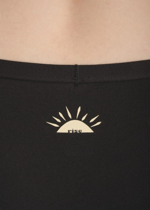 Timeless Elegance．Mid Rise Cotton Brief Panty（Black）