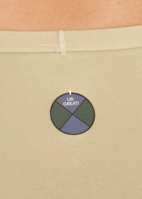 抗菌系列．高腰三角內褲(愛爾蘭褐-命運轉盤)