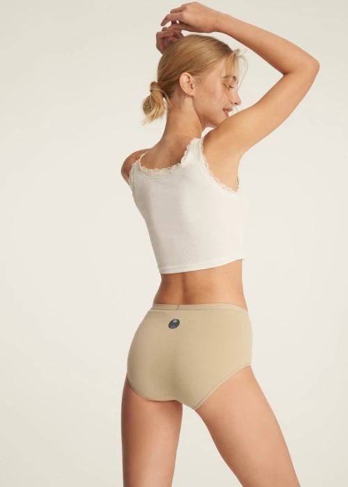 抗菌系列．高腰三角內褲（愛爾蘭褐-命運轉盤）