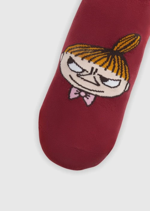 姆明系列．緹花中筒襪（紅-阿美）