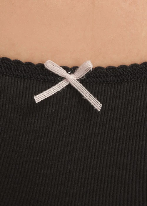 XXL Esther Bunny Series．High Rise Cotton Picot Elastic Brief Panty(Lotus)