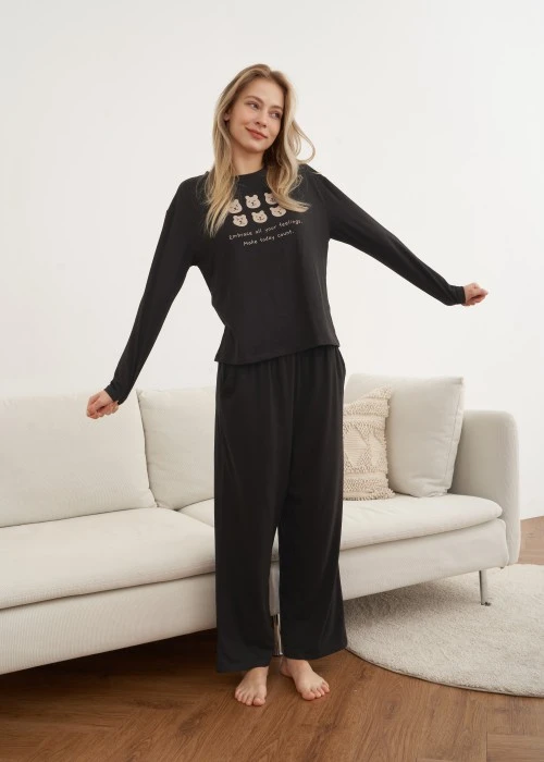 下身_秋日晴空．居家口袋長褲(人魚粉紫)