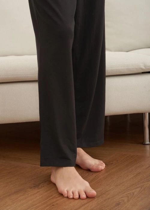 下身_秋日晴空．居家口袋長褲(人魚粉紫)