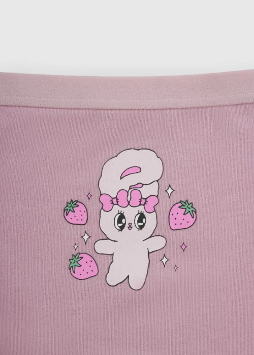 女童三入組_ 艾絲樂小兔系列．緊帶三角內褲(可愛小兔)