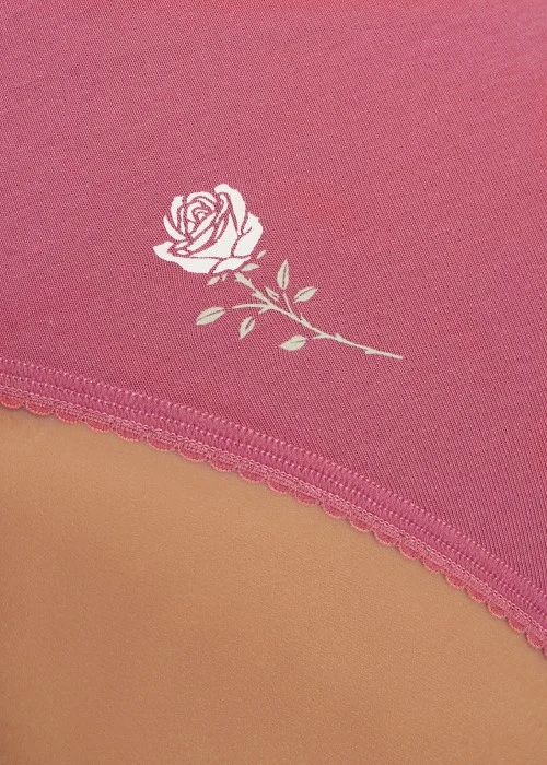 微光日記．花邊中腰三角內褲(幽玄藍-小確幸)