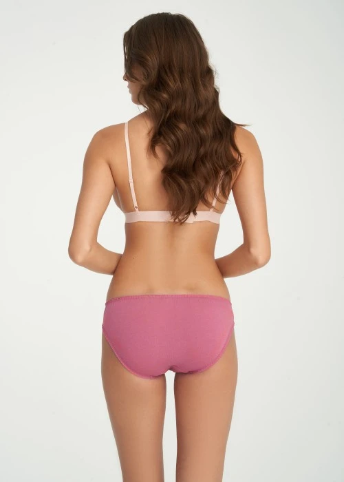 微光日記．花苞低腰三角內褲(經典藍-蔥邊蝴蝶結)