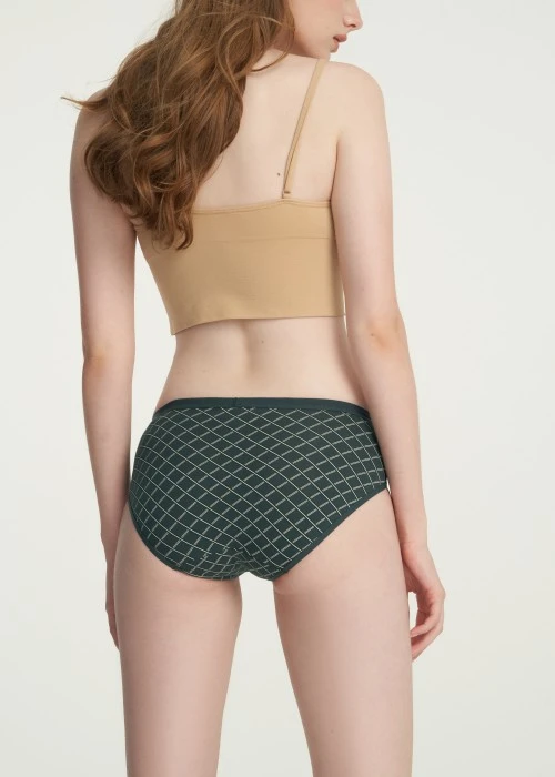 Timeless Elegance．Low Rise Cotton Brief Panty(Blue Indigo)