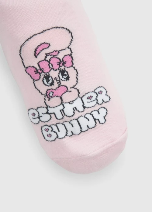 Esther Bunny Series．Women Ruffled Socks（Pink）