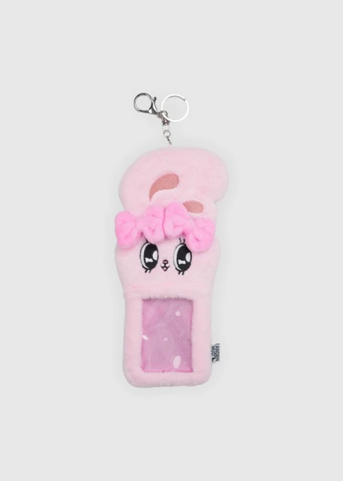 艾絲樂小兔系列．絨毛卡套(粉-艾絲樂小兔)