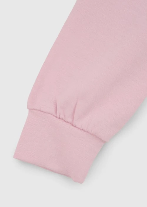 兒童連身_Hello Kitty系列．裙片抽皺長袖睡衣(熊熊粉-拆禮物)