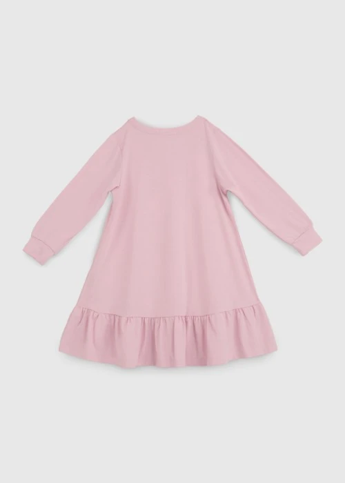 兒童連身_Hello Kitty系列．裙片抽皺長袖睡衣(熊熊粉-拆禮物)