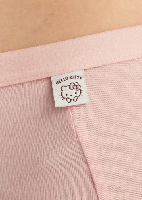 XXL Hello Kitty 系列．中腰三角內褲(熊熊粉-冰淇淋)