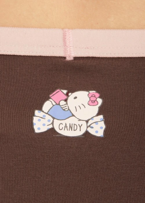 XXL Hello Kitty 系列．中腰三角內褲(熊熊粉-冰淇淋)