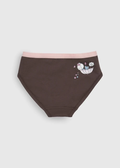 女童三入組_ Hello Kitty 系列．緊帶三角內褲(KITTY 悠閒假日)