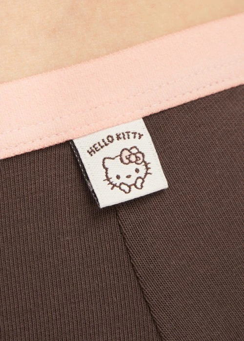 XXL Hello Kitty 系列．中腰三角內褲(熊熊粉-冰淇淋)