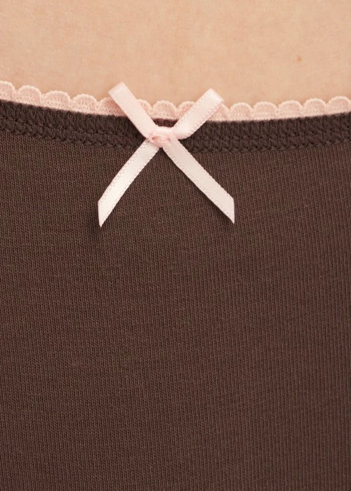 XXL Hello Kitty 系列．花邊中腰三角內褲(熊熊粉-打瞌睡)