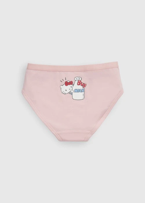 女童三入組_ Hello Kitty 系列．緊帶三角內褲(KITTY 悠閒假日)
