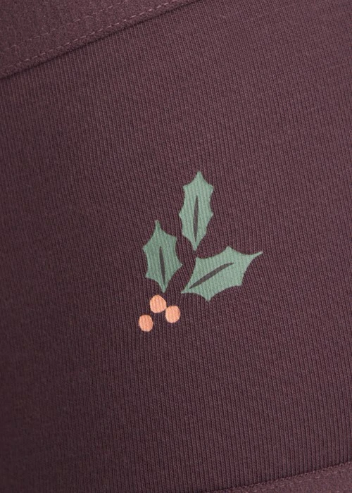 Nordic．High Rise Cotton Brief Panty（Puce）