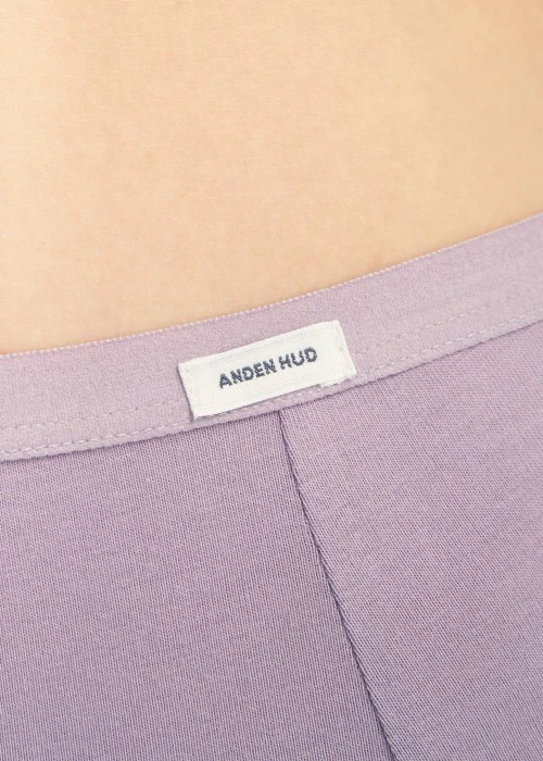 經典純色．中腰三角內褲(釉瓷藍)