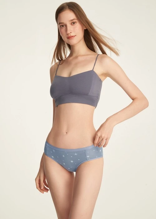 Sirius．中腰生理褲（琉璃藍-冰晶星星）