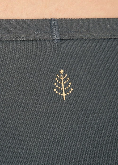 Winter Breath．Low Rise Cotton Brief Panty（Balsam Green）