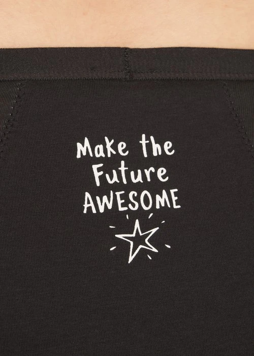 Sirius．中腰生理褲（黑-美好未來）