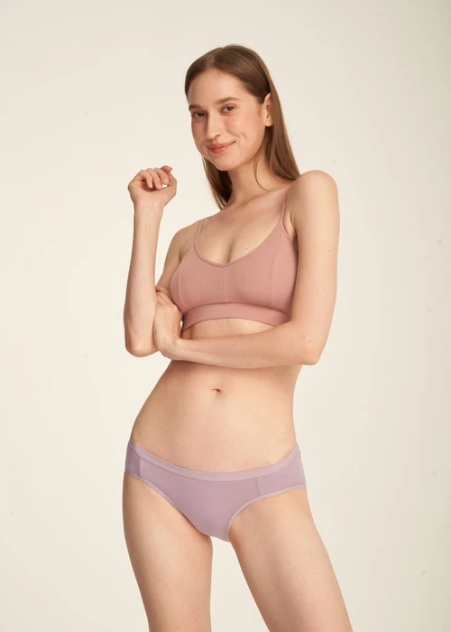 冬日氣息．低腰三角內褲(釉瓷藍-雪狐)