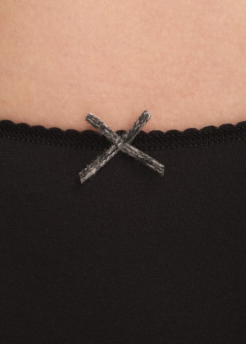 XXL Nordic．花邊高腰三角內褲(極光綠-刺繡小雪人)