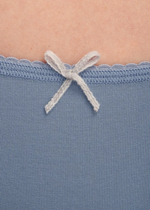 冬日氣息．花邊中腰三角內褲(花神紫-冰晶雪花)