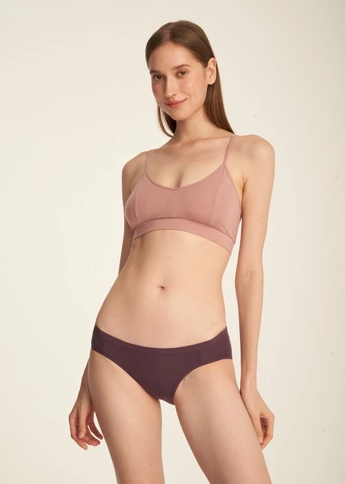 冬日氣息．低腰三角內褲(釉瓷藍-雪狐)