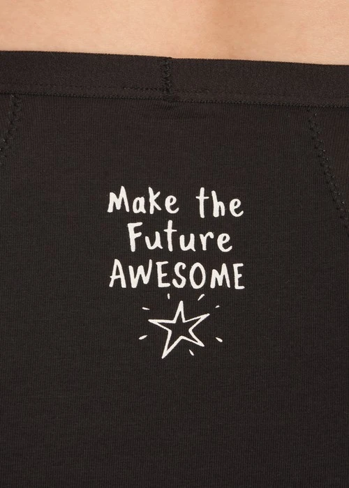 Sirius．高腰生理褲(釉瓷藍-刺繡雪花)