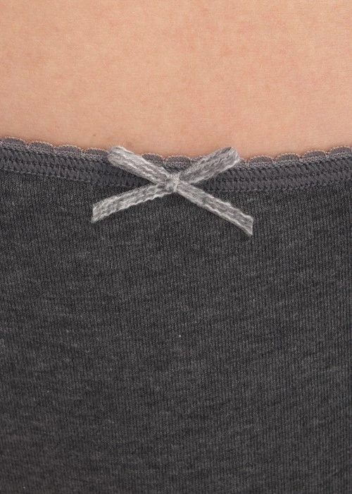 冬日氣息．花邊中腰三角內褲(花神紫-冰晶雪花)