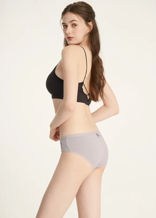 XXL 迪士尼貓狗系列．緊帶中腰三角內褲（鳶尾紫-魯斯佛壞笑）