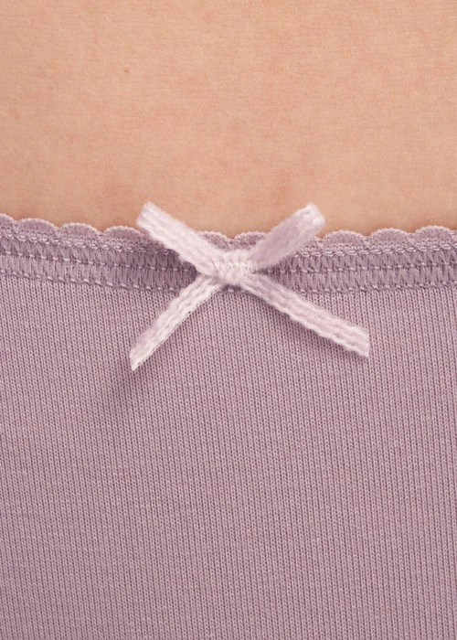 冬日氣息．花邊低腰三角內褲(花神紫-冰晶雪花)