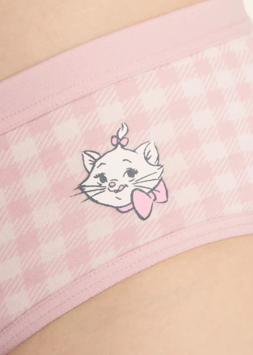 XXL 迪士尼貓狗系列．緊帶中腰三角內褲(鳶尾紫-魯斯佛壞笑)