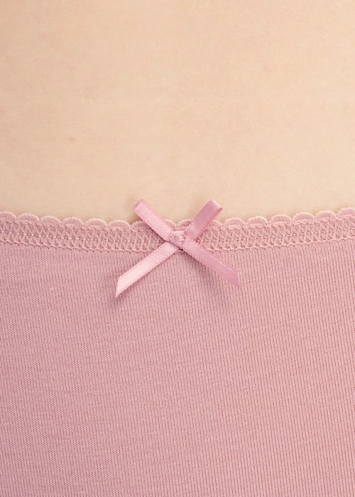 迪士尼貓狗系列．花邊高腰三角內褲(泡泡粉-瑪麗貓撒嬌)