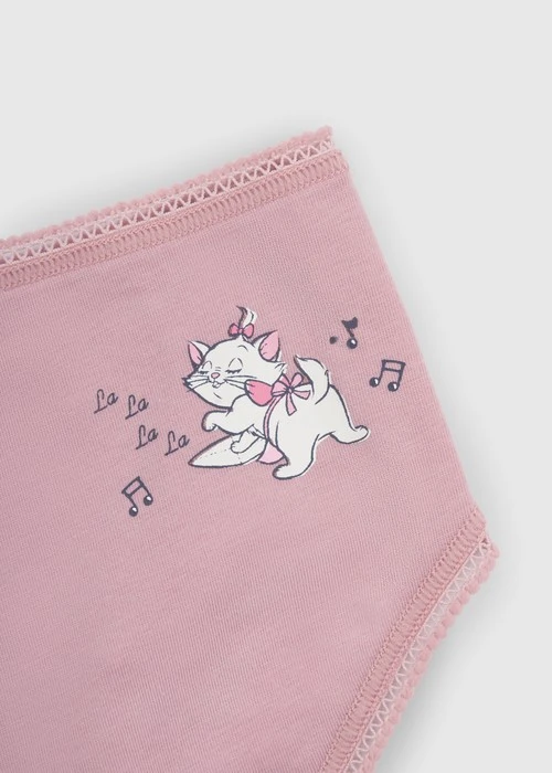 女童三入組_ 迪士尼貓狗系列．球球緊帶三角內褲(瑪麗貓)