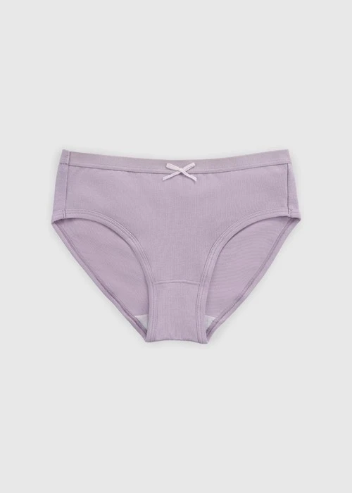 女童三入組_ 抗菌系列．緊帶三角內褲(暖暖圍巾)