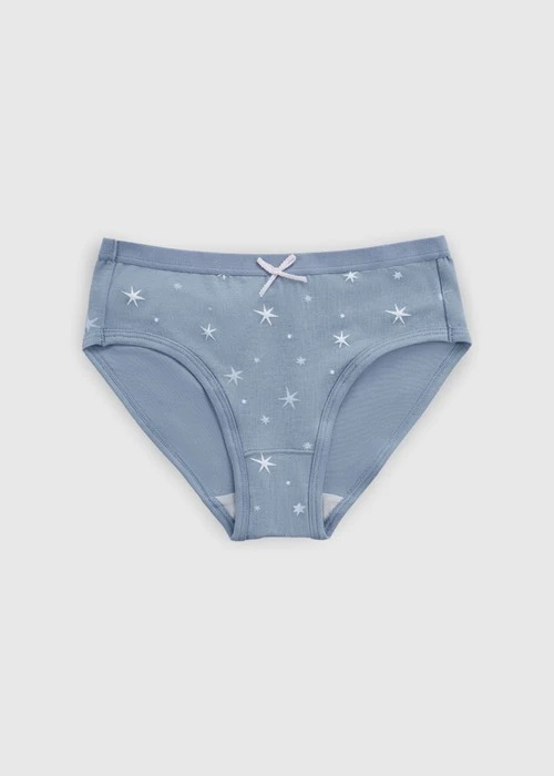 女童三入組_ 抗菌系列．緊帶三角內褲(暖暖圍巾)