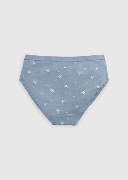 女童三入組_ 抗菌系列．緊帶三角內褲(暖暖圍巾)