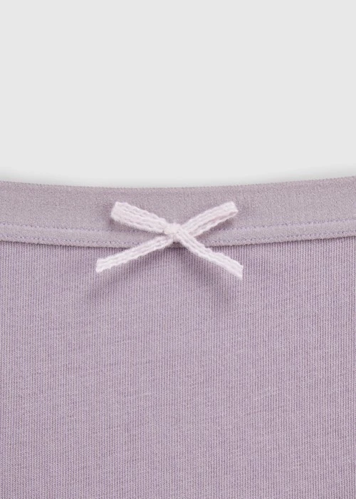 女童三入組_ 抗菌系列．緊帶三角內褲(暖暖圍巾)