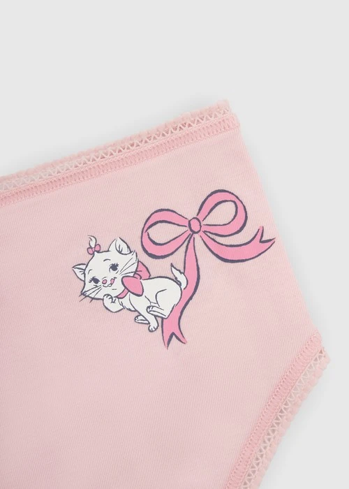 女童三入組_ 迪士尼貓狗系列．球球緊帶三角內褲(瑪麗貓)